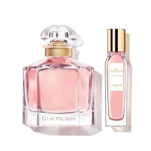 Set cadou Mon Guerlain, Apa de Parfum, Femei, 100 ml + 15 ml
