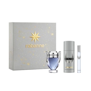 Set cadou Paco Rabanne, Invictus, Apa de Toaleta, Barbati, 50 ml + Deodorant spray, 150 ml + mini Apa de Toaleta ,10 ml