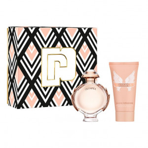 Set Cadou, Paco Rabanne Olympea, 50 ml Apa de parfum 75 ml Lotiune de corp.