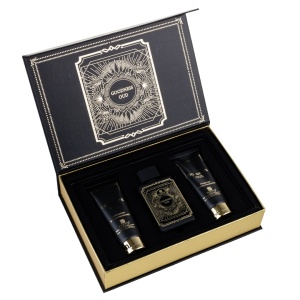 Set cadou Riiffs Goodness Oud Black, Unisex, Apa de Parfum 100ml + Gel De Dus 100ml + Lotiune de corp 100ml