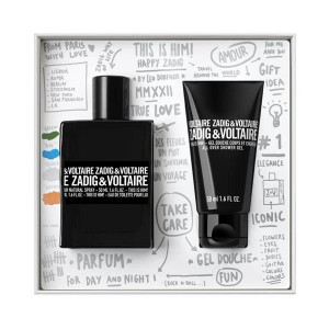 Set Cadou Zadig & Voltaire This Is Him!, Barbati, Apa de Toaleta 50 ml + Gel de dus 50 ml - Img 2