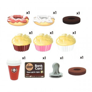 Set Coffe Shop cu accesorii, sunete si lumini