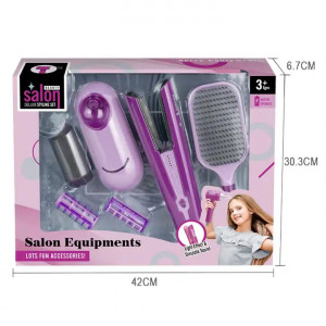 Set de jucarii, infrumusetare si coafura pentru fetite, Salon Beauty, cu placa de de indreptat 1