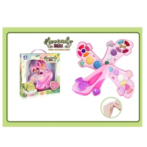 Set de machiaj Avocado Relex - Paleta cosmetica in forma de pantof pentru copii