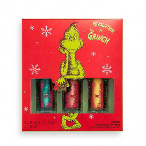 Set fard de pleoape lichid Makeup Revolution Dont Give a Grinch The Grinch x Revolution, 3x1,8 ml - Img 3