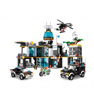 Set Joc Constructie STEM tip lego Sectia de politie SWAT, 1261 Piese