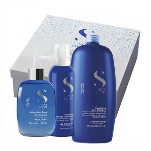 Set pentru par cu volum Alfaparf Milano Volume Magnifying Sampon 1000 ml + Balsam spuma 200 ml + Spray 125 ml - Img 2