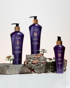 Set T-LAB Professional Blond Ambition Ritual Sampon, 300 ml, Tratament par, 300 ml, Elixir par, 150 ml