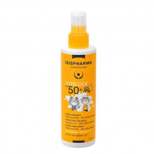 Spray cu protectie solara pentru copii Isispharma UVEBLOCK SPF 50+ KIDS, 200 ml