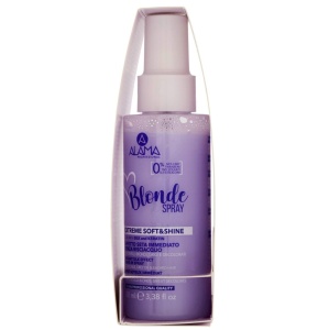 Spray par fara clatire pentru par blond, gri sau decolorat, ALAMA NO YELLOW, 100 ML