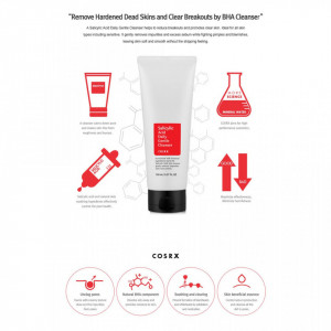 Spuma de curatare faciala cu Acid Salicilic COSRX, 150 ml - Img 4