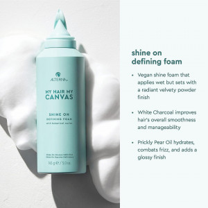 Spuma de par pentru definire si stralucire Alterna My Hair My Canvas Shine On, 145 ml - Img 3