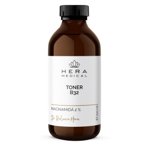 Toner facial purifiant B32 cu niacinamida 2%, Hera Medical, 200 ml