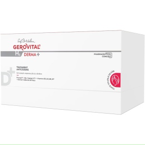 Tratament anticadere Gerovital H3 Derma+ 12 fiole