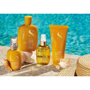 Tratament Hranitor pentru Parul Expus la Soare Alfaparf Semi di Lino Sunshine After Sun Treatment, 200 ml