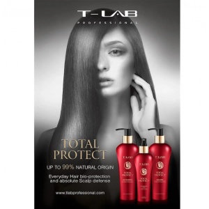 Tratament T-LAB Professional Total Protect Tonic scalp si par, 150 ml