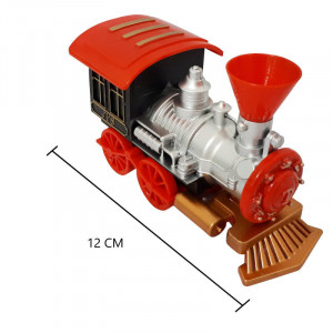 Trenuletul electric Express, cu sunete si lumini, 11 piese, dimansiuni