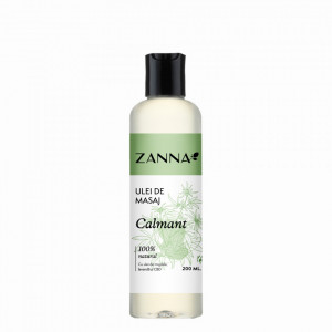 Ulei de masaj Calmant cu CBD si Lavanda, 200ml Zanna