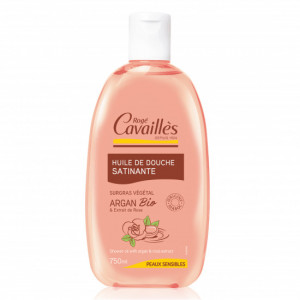 Ulei satinat de baie si dus cu ulei de argan si trandafir, 750 ml, Roge Cavailles