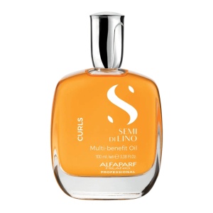 Alfaparf Milano Semi di Lino Curls Multi-Benefit Oil, Ulei Multifuncțional pentru Păr Creț și Ondulat, 100 ml - Img 2