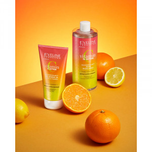 Apa micelera pentru luminozitate si hidratare Eveline Cosmetics Vitamin C 3x Action, 500 ml - Img 2