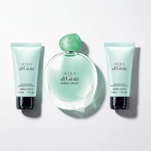 Armani Set Acqua Di Gioia Apa de Parfum 100 ml + Lotiune de corp 50 ml + Lotiune de corp 50 ml, Femei - Img 2