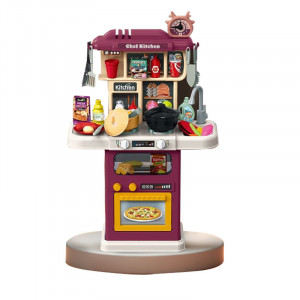Bucatarie pentru copii, Chef Kitchen, 64 accesorii, 47 x 60 x 11 cm