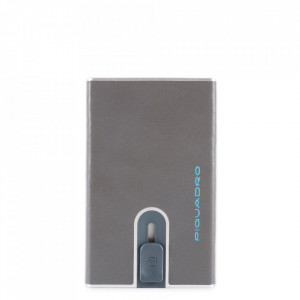Card Holder Piquadro Blue Square Barbati - Img 3