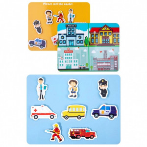 Carte cu activitati cu stickere reutilizabile Quiet Book