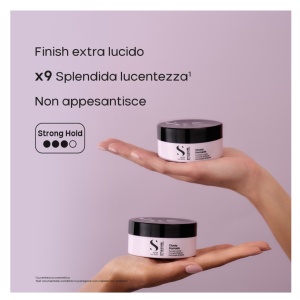Ceara de stralucire Alfaparf Semi di Lino Style&Care Glossy Pomade, 90 ml - Img 3
