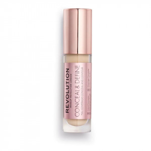 Makeup Revolution, Conceal & Define, Corrective, Liquid Concealer, C 6.5, 4 g