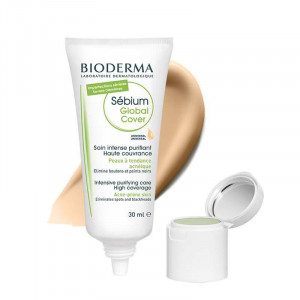 Crema de fata Bioderma Sebium Global Cover pentru ten acneic - Img 5