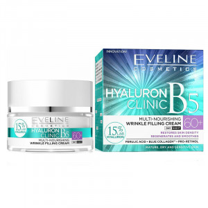 Crema de fata Eveline Cosmetics Hyaluron Clinic B5 60+