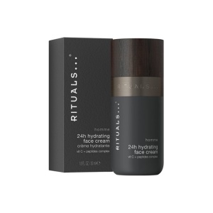 Crema de fata Rituals 24h Hydrating cu vitamina C si complex peptide, 50ml