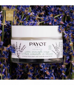 Crema de față universală organică cu ulei esențial de lavandă Payot Herbier Organic Universal Cream, 50 Ml - Img 3