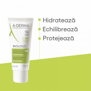 Crema hidratanta A-Derma Riche Biology, 40 ml - Img 3