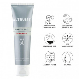 Crema hipoalergenica pentru protectie solara cu SPF 50, 100 ml, Altruist