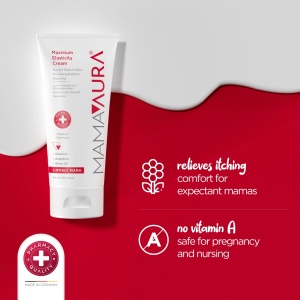 Crema pentru elasticitatea pielii Maximum Elasticity Lovely Mama, 150 ml, Mamaaura