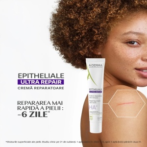 Crema reparatoare pentru pielea deteriorata A-Derma Epitheliale Ultra Repair, 40 ml