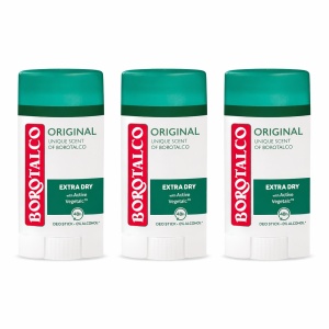 Deodorant stick Original, 3 x 40 ml, Borotalco
