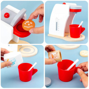 joc din lemn Espressor de cafea