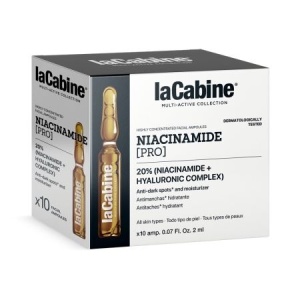 Fiole de fata pentru pete pigmentare cu 20% complex activ Niacinamide Pro Multi-active, 10 fiole x 2 ml, La Cabine