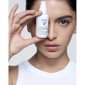 Fluid colorat SPF 50+ cu actiune impotriva foto-imbatranirii tenului, Vichy CAPITAL SOLEIL UV AGE, 40 ml - Img 3