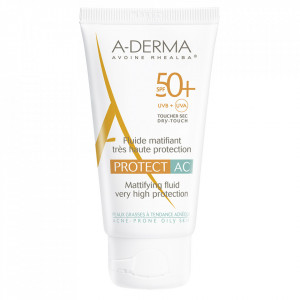 Fluid matifiant SPF 50+ Protect AC Laboratoires A- Derma