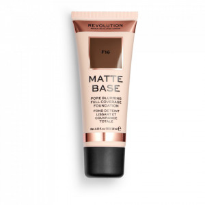 Makeup Revolution, REVOLUTION, Vegan, Matte Finish, Liquid Foundation, F 16, 28 ml