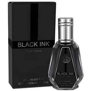 Fragrance World Black Ink, Apa de Parfum, Barbati, 50 ml