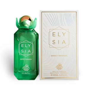 Fragrance World Elysia Sweet Banana, Apa de Parfum, Femei, 100 ml