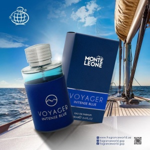 Fragrance World Monte Leone Voyager Intense Blue, Apa de Parfum, Barbati, 100 ml
