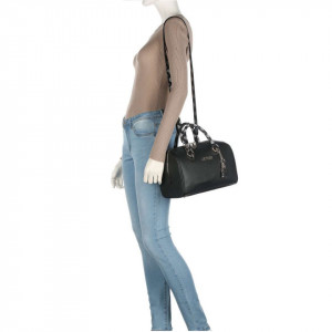 Geanta Guess South Bay Box Satchel Negru - Img 4