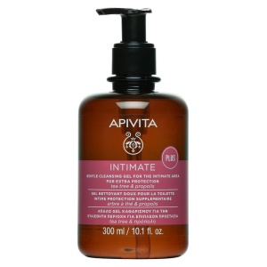 Gel igiena intima extra protectie Apivita  Intimate Plus Cleansing, 300 ml